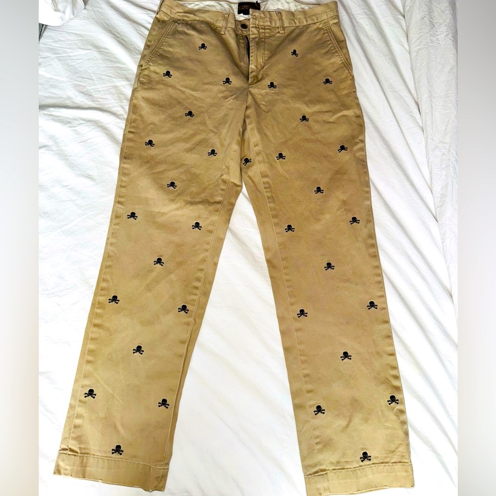 Vintage Rare Ralph Lauren Rugby Skull Bones Pants Polo RRL